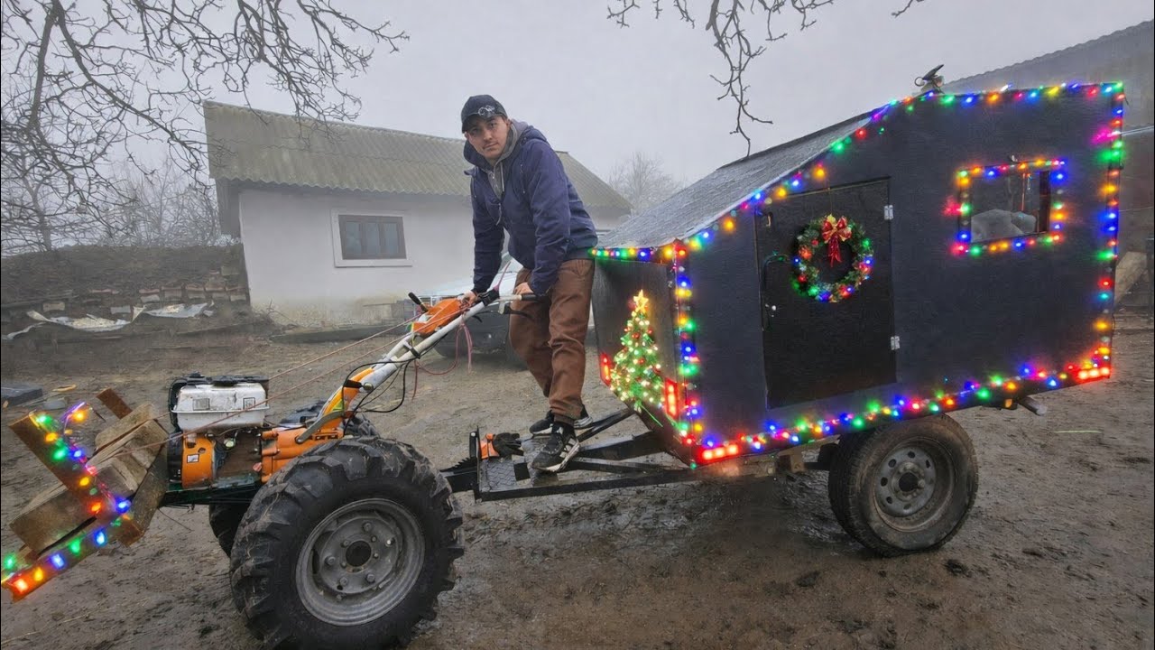 Am pregătit utilajul pentru camping în pădure , probleme cu motorul