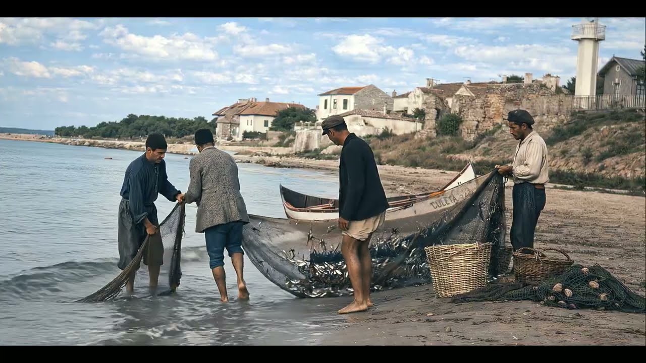 Mangalia interbelică - animatie AI din imagini de epocă