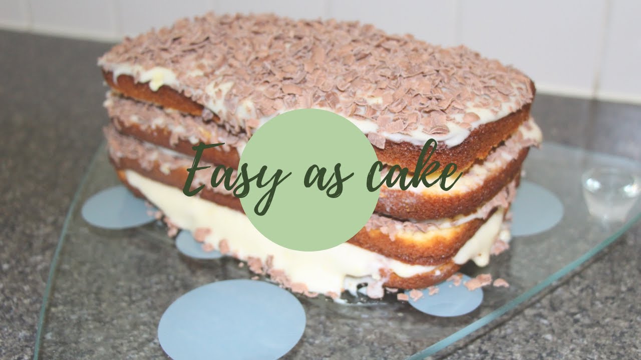 BAKING | VANILLA CAKE WITH CREAM CHEESE FROSTING