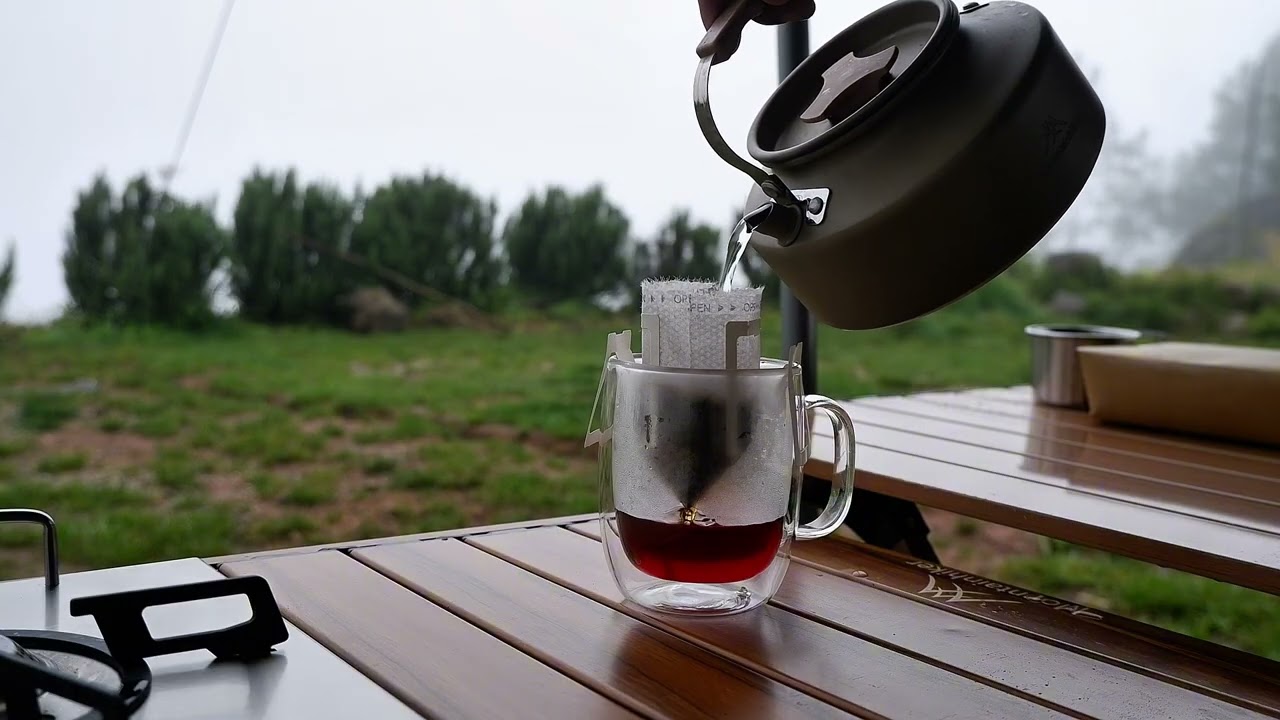 Alapaap. Solo camping in Atok Benguet during Typhoon Mirasol ASMR