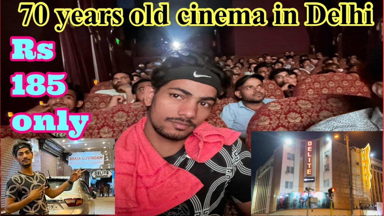Luxury experience in 185 Rs only Delite diamond cinema hall vlog New Delhi  #movie #cinema #vlog