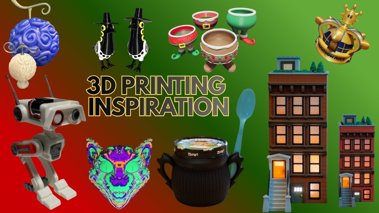 Вдохновение для 3D-печати &mdash; модели, которые вам нужно сделать!