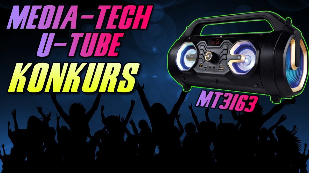 Media-Tech U-TUBE / test, recenzja, review taniego boomboxa / KONKURS