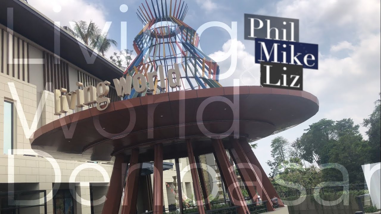 Visit Bali's BIGGEST Mall! Living World Denpasar (Denpasar City, Bali, Indonesia) | Phil Mike & Liz