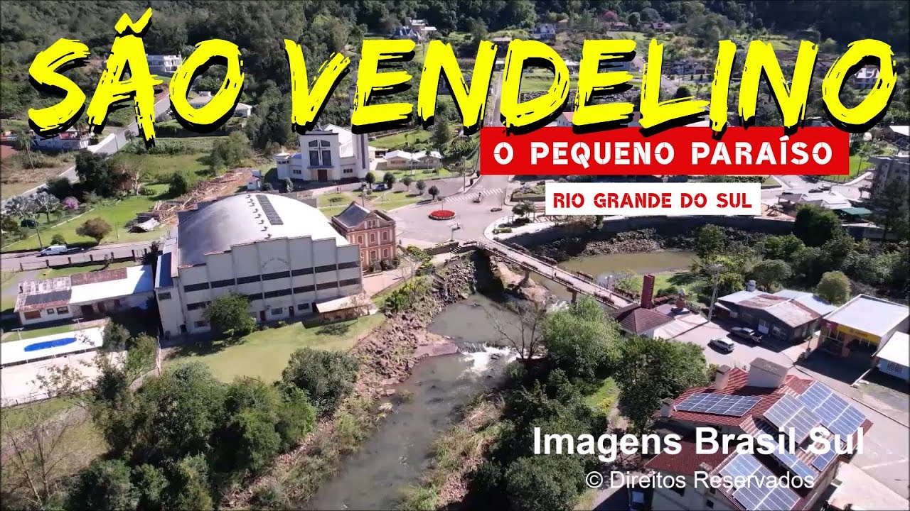S&Atilde;O VENDELINO | O Pequeno Para&iacute;so | RS (A&eacute;reas Drone)