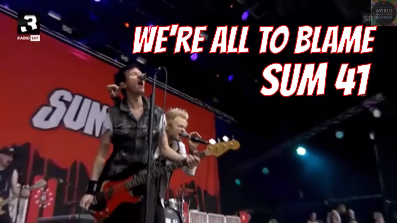 Sum 41 - We're All to Blame Live 2016