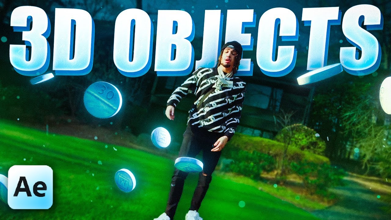 Легко добавляйте 3D-ОБЪЕКТЫ в свой музыкальный клип (руководство по After Effects)