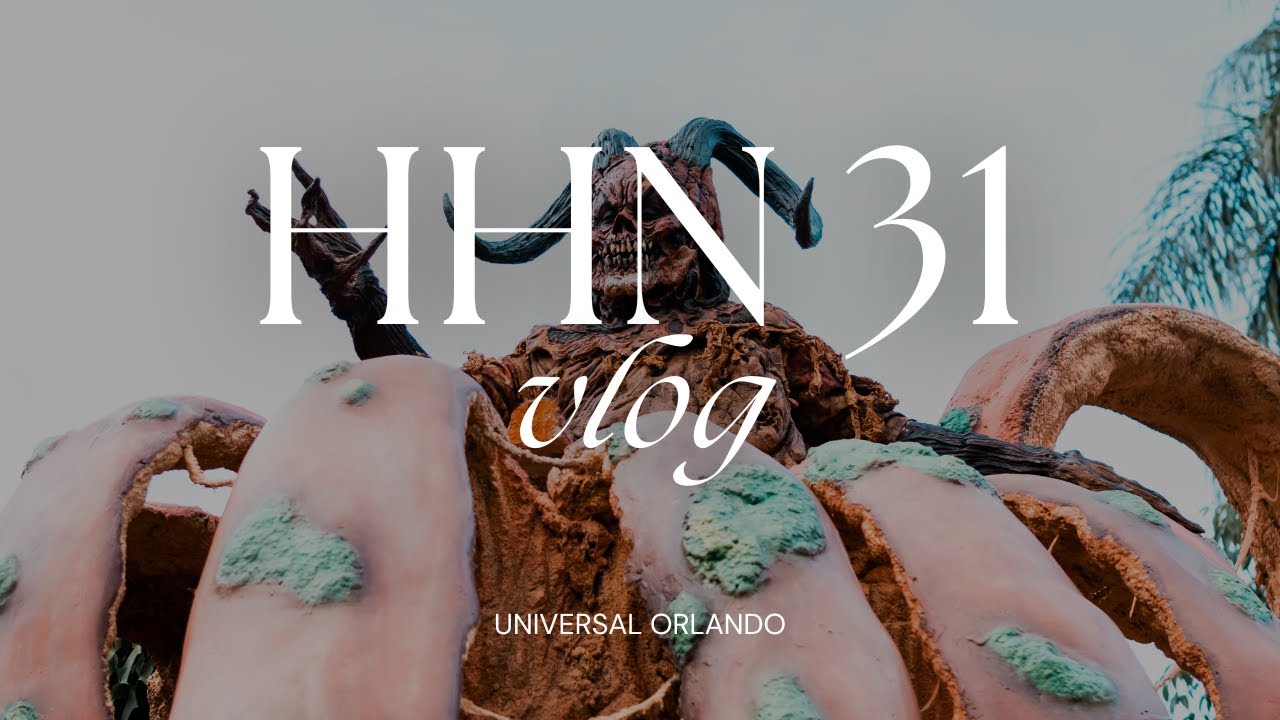 HHN 31 VLOG - Universal Orlando Halloween Horror Nights