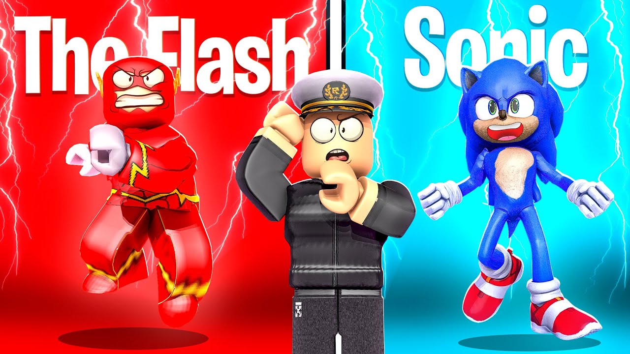 WOULD YOU RATHER become THE FLASH or SONIC in ROBLOX