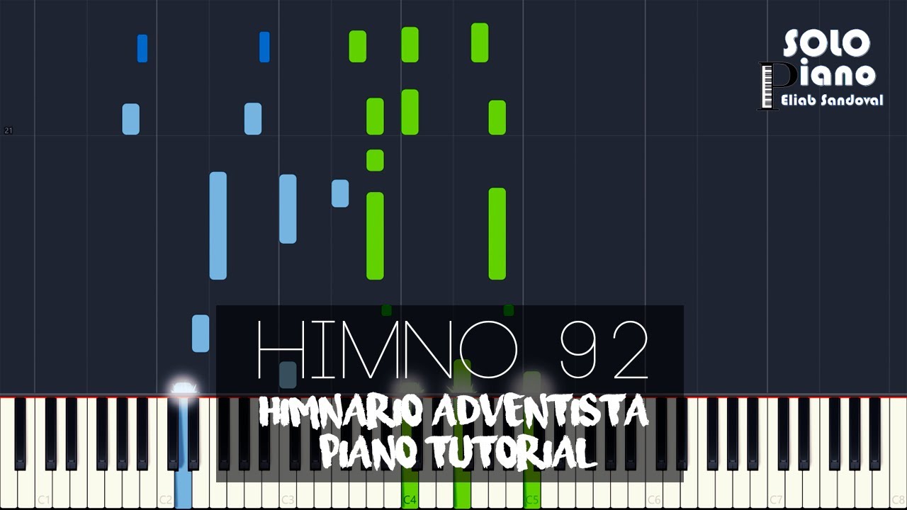 HIMNO 92 - Ángeles cantando están | Piano Tutorial + Partitura