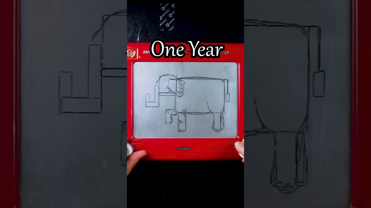 How long it takes to become an Etch a Sketch master
