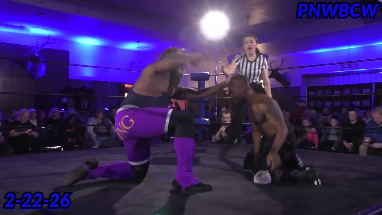 Marcellus Nyte Vs Deontae The King Ford           Feb 22 PNWBCW Heartbreakers