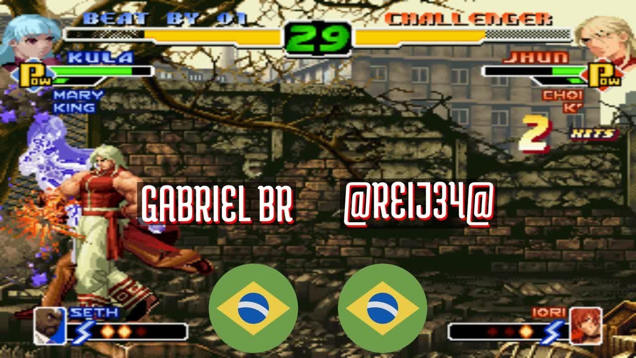 FT5 @kof2000: GABRIEL BR (BR) vs @REIJ34@ (BR) [King of Fighters 2000 Fightcade] May 14