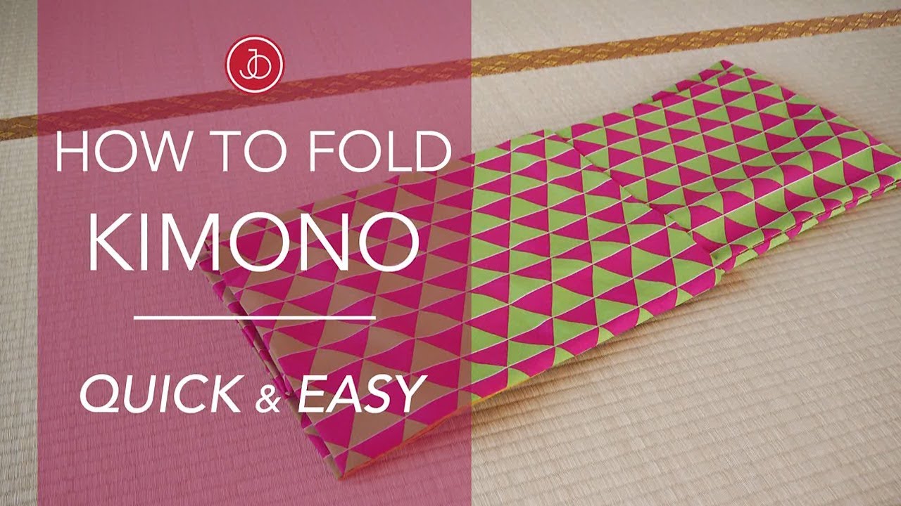 How to Fold Kimono - Quick & Easy