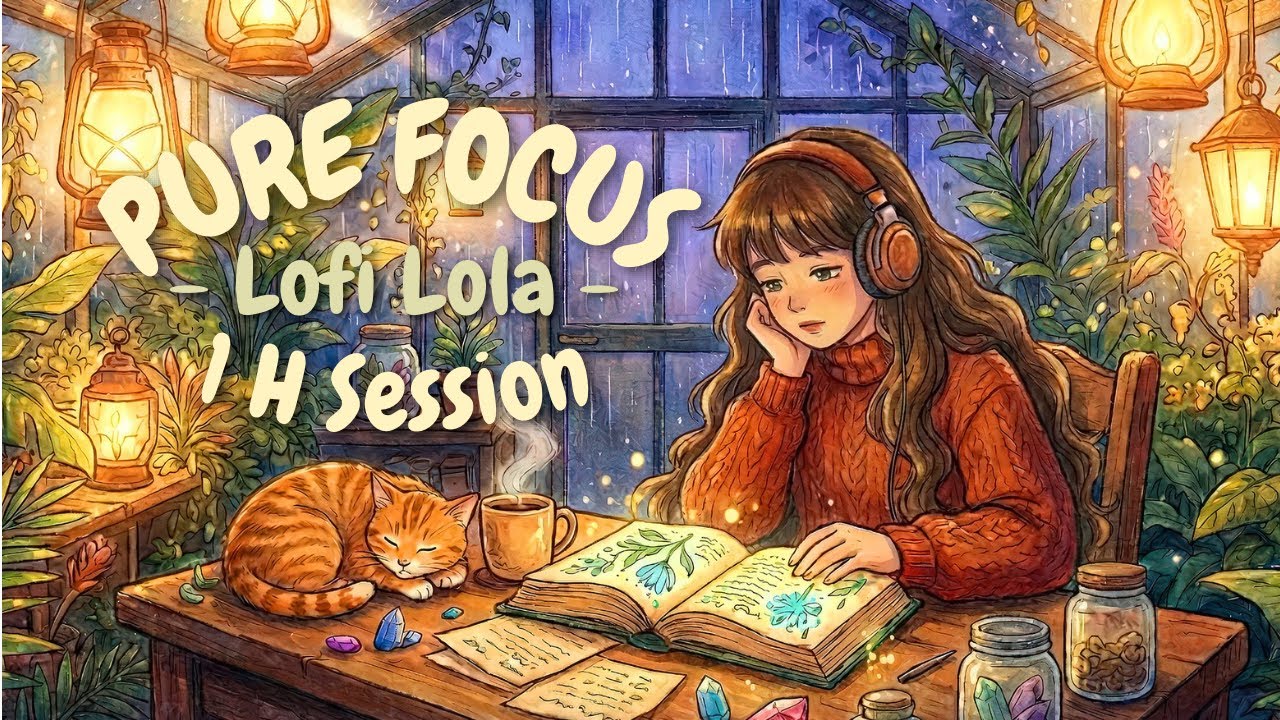 Lofi hip hop mix ✨ Lola’s Midnight Secrets 🌌 Focus Music for Study Work 📚