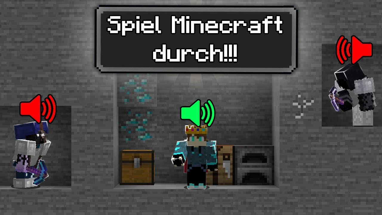 Minecraft MANHUNT aber mit SIMPLE VOICE CHAT