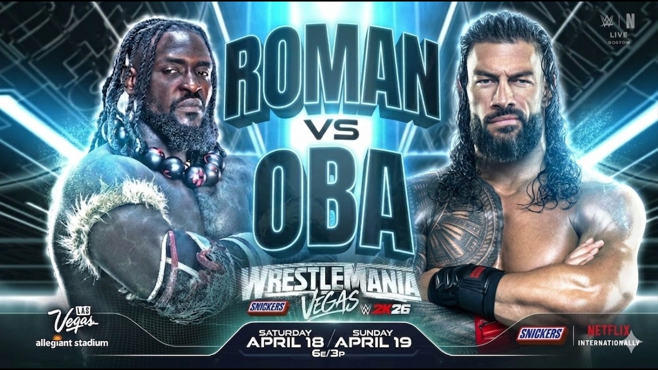 Роман Рейнс против Оба Феми &ndash; Матч мечты на WrestleMania 42 🔥 | WWE 2K26