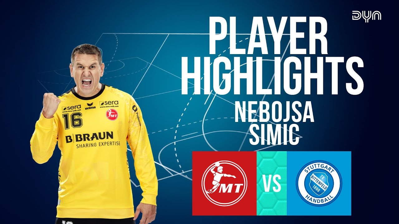 Was für HEFTIGE PARADEN!! 🥵🥵 Nebojsa Simic Highlights vs. TVB Stuttgart I DAIKIN HBL I Dyn Handball