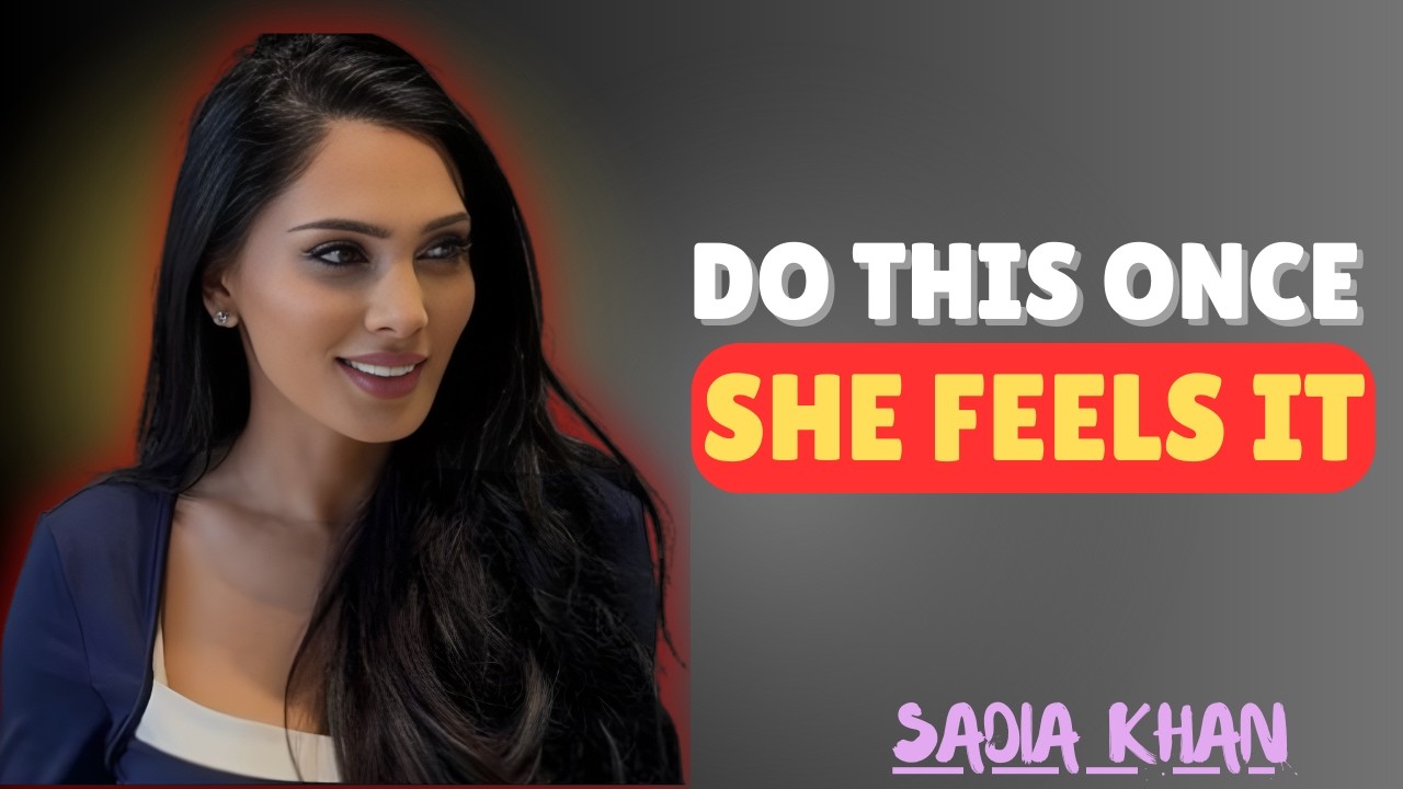 The Manly Gesture That Melts Any Woman and Almost Nobody Uses! || SADIA KHAN  | FEMALE PSYCHOLOGY