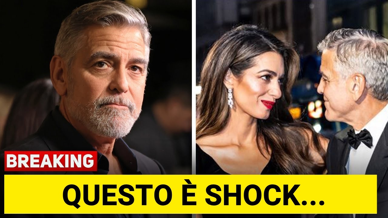 George Clooney rompe il silenzio sul suo divorzio: una confessione scioccante