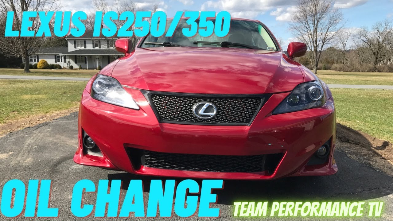 Как правильно заменить масло на Lexus IS250 / IS350 2006-2013 годов выпуска.