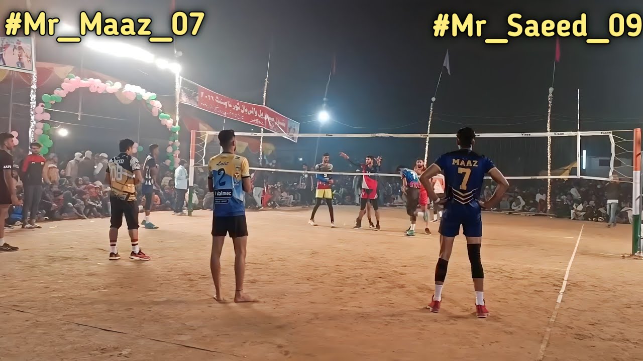 | Azamgarh VS SAI Hostel | #mr_saeed_09 #mr_maaz_07 | All india volleyball Tournament |
