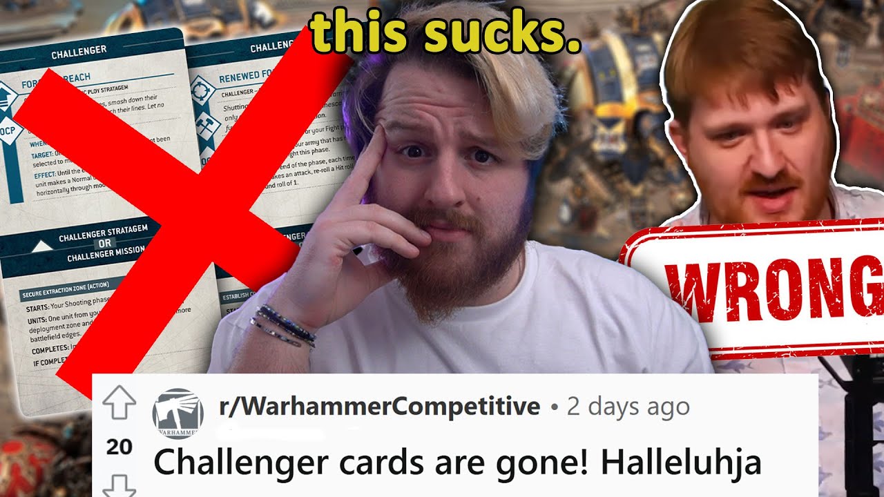 There's BIGGER Problems than Challenger Cards in 40K.