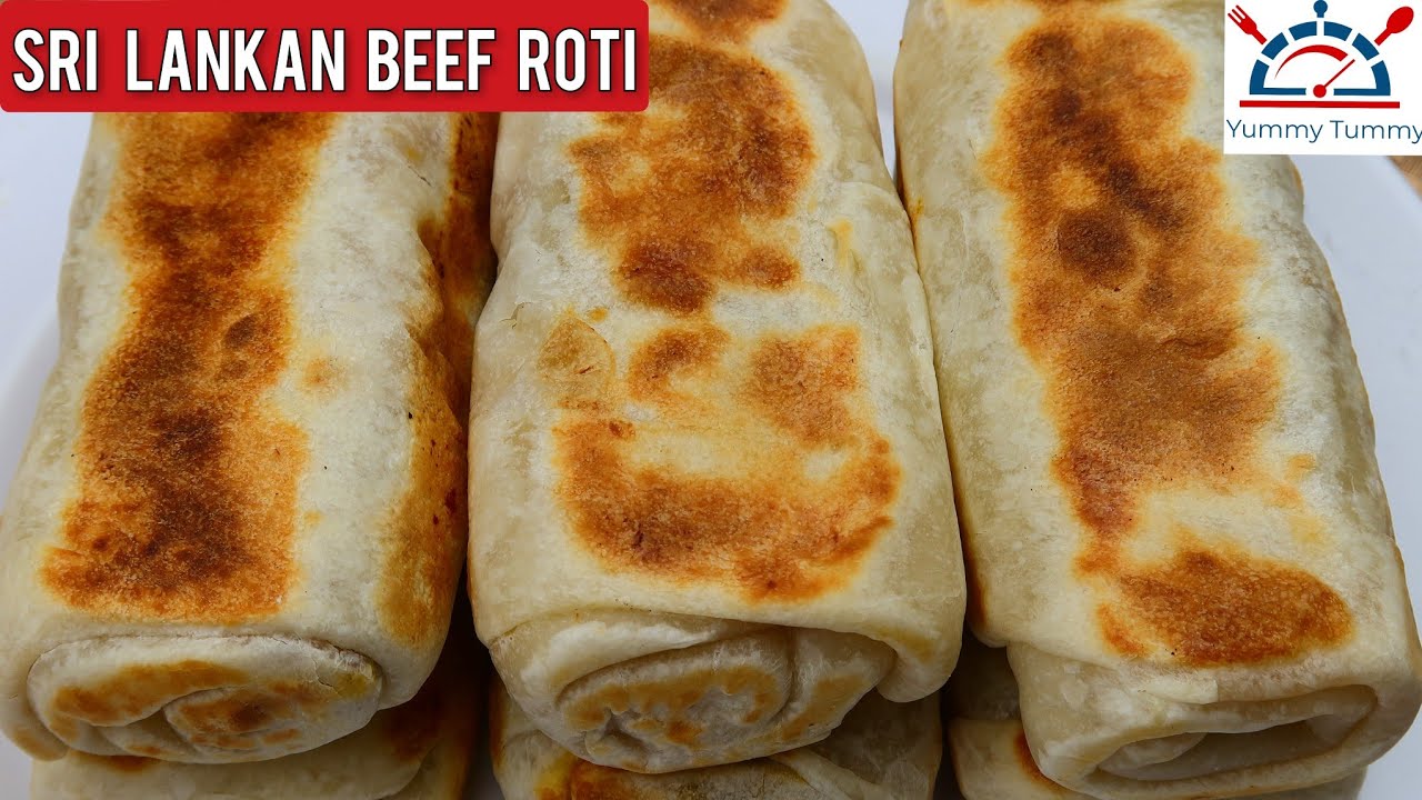 Beef Roti Sri Lanka | Beef Roti Recipe | Sri Lankan Beef Roti Recipe | Short Eats