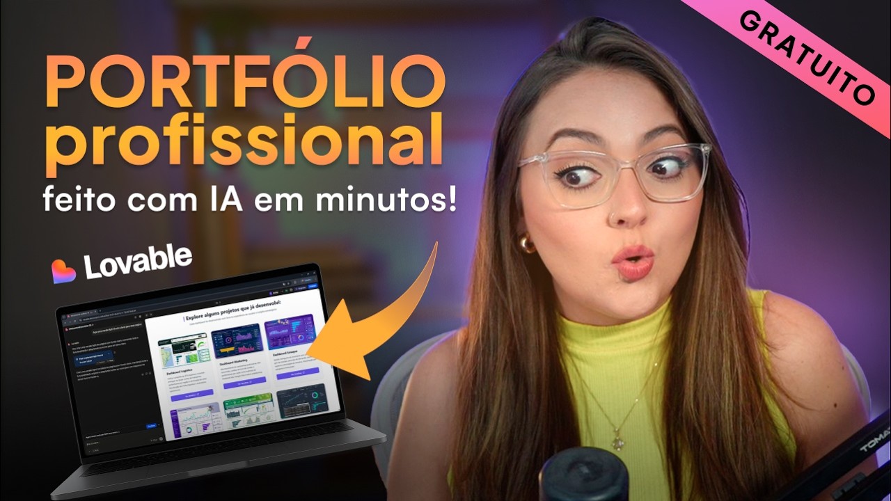 Criando um PORTFÓLIO em MINUTOS com IA no Lovable [Passo a Passo Completo]