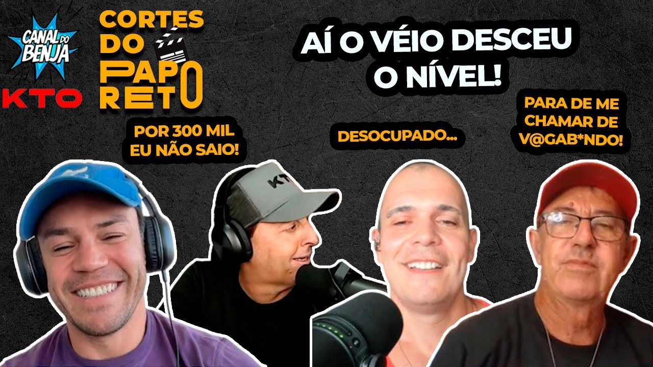AÍ O VÉIO DESCEU O NÍVEL! - 138 CORTE DO PAPO RETO
