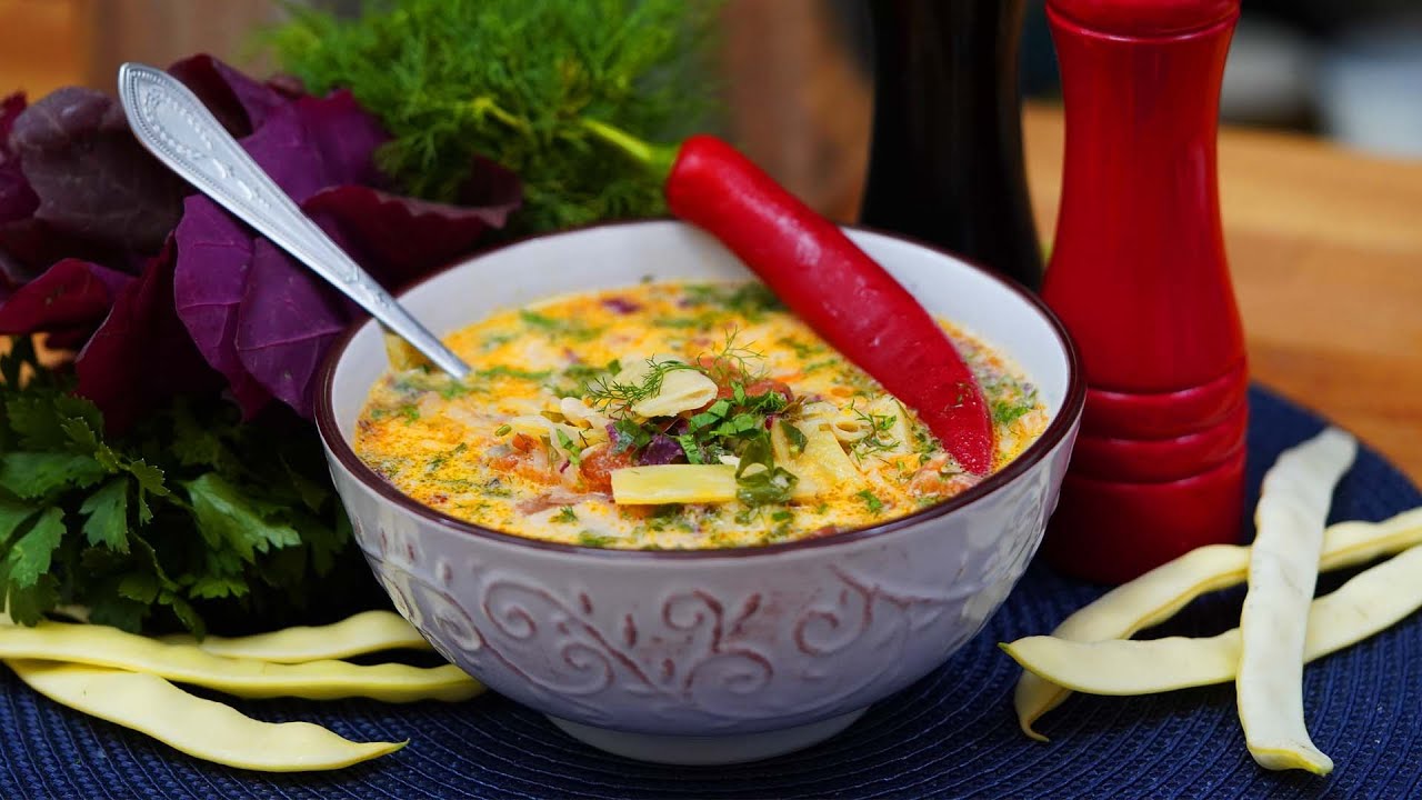 Борщ из зеленого боба по моему любимому рецепту | Для любителей вкусняшек🥣 - Босс Павел Константин