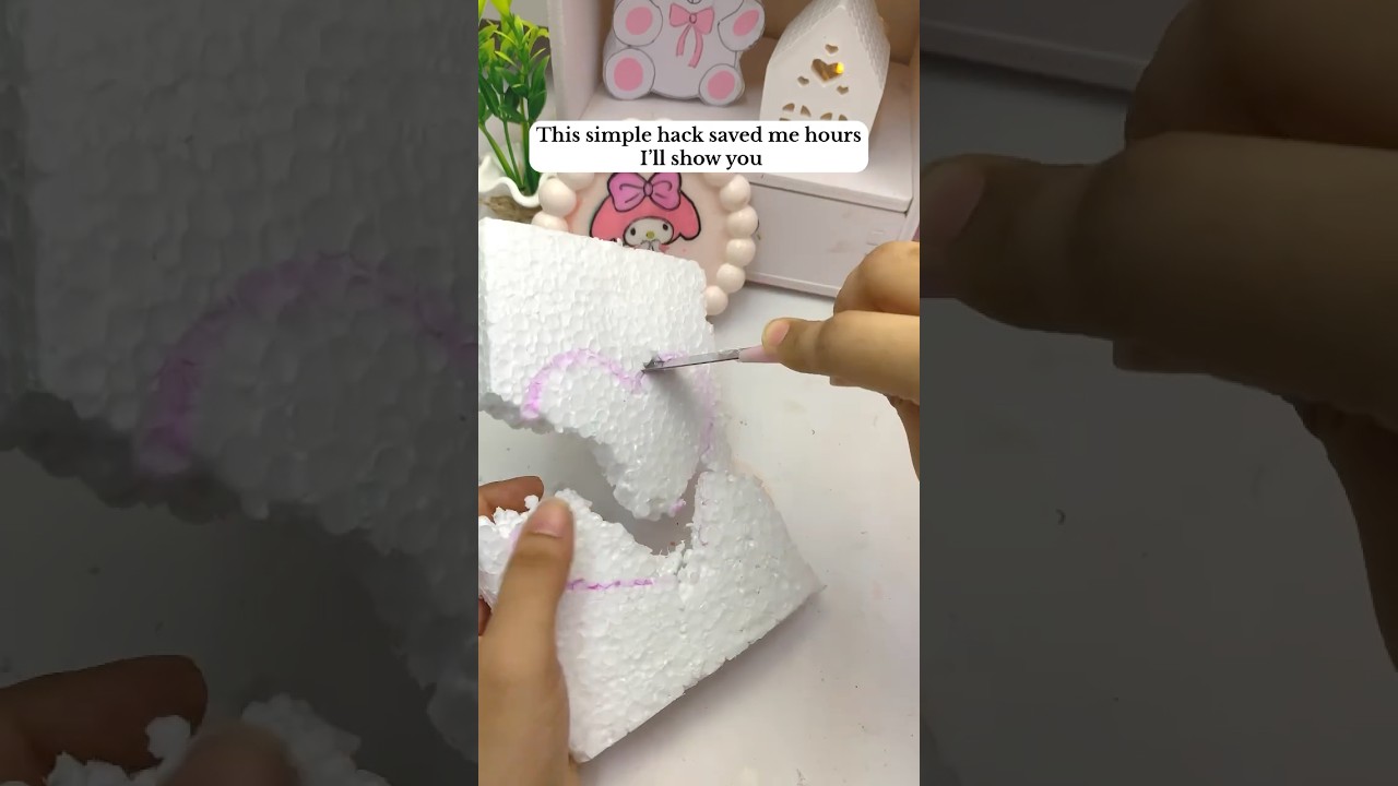 Genius thermocol Cutting Hack 😳| Easy DIY Art & Craft Ideas | Life-Changing Craft Hack