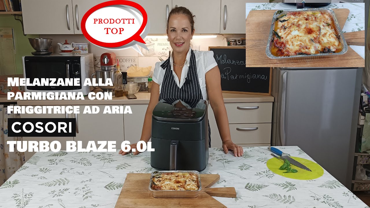 MELANZANE ALLA PARMIGIANA CON FRIGGITRICE AD ARIA COSORI TURBO BLAZE #friggitriceadaria