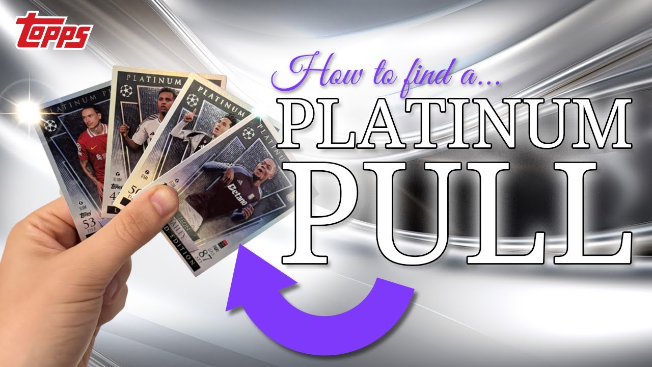 GUARANTEED PLATINUM PULL In a Match Attax 24/25 Pack! Secret To Finding Mega Rare Cards! #matchattax