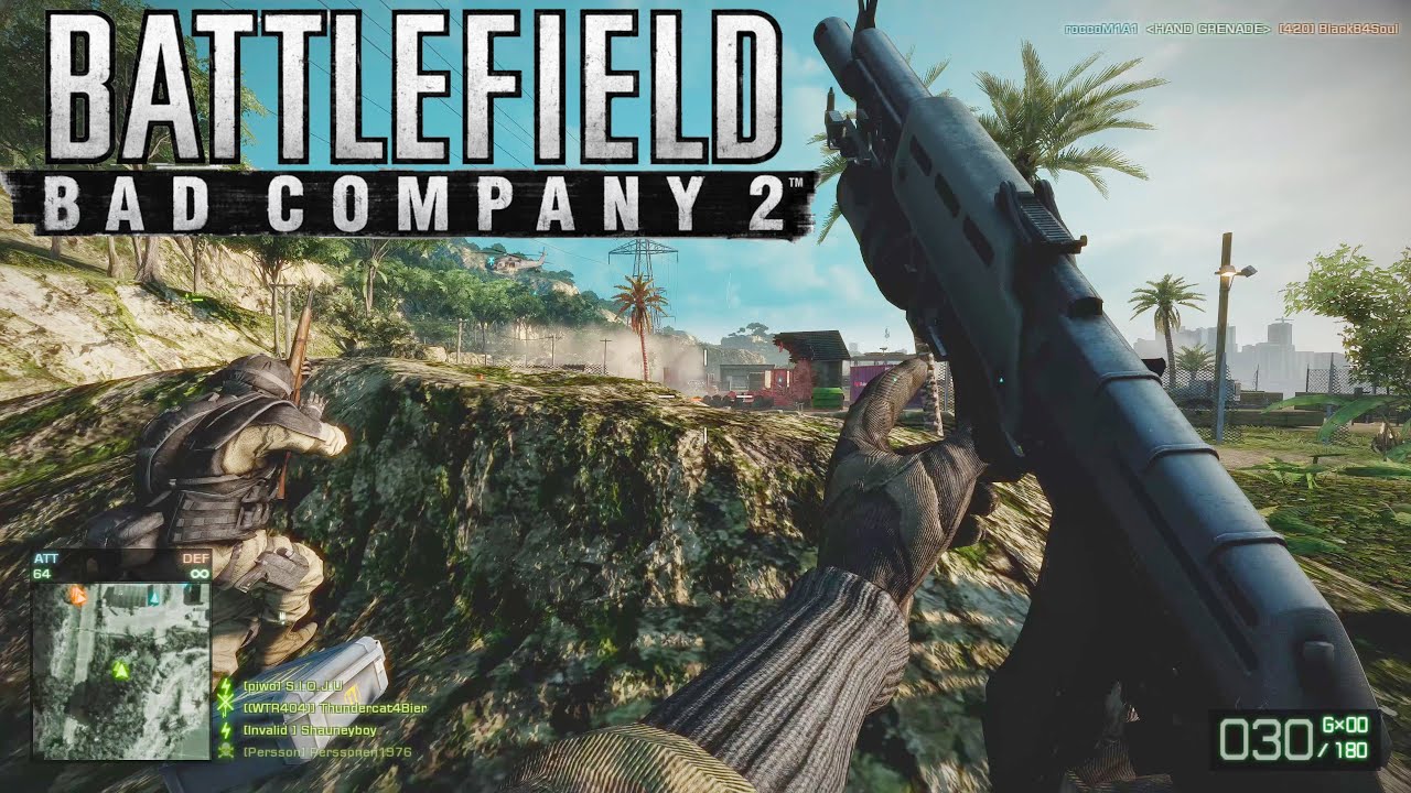 BF: Bad Company 2 AEK-971 Rush Gameplay | 4K