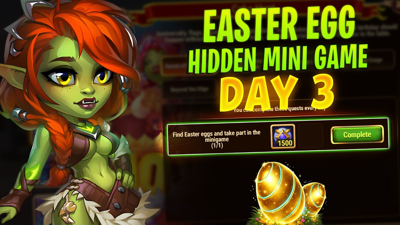Hero Wars Birthday Event 🎉 Hidden Easter Egg + Mini Game Day 3 Guide!