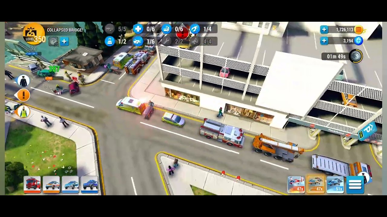 Collapsed Bridge! Pillar Undermined by Water 🌉💥🚨 EMERGENCY HQ 2025 Rescue Mission @PlayByHan