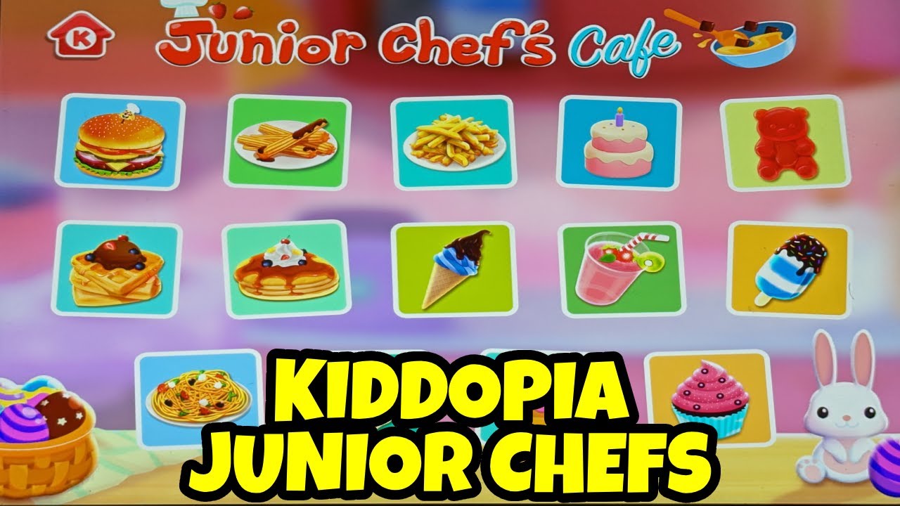 Kiddopia Junior Chef's Cafe: The Best Educational App for Kids on iOS & Android!