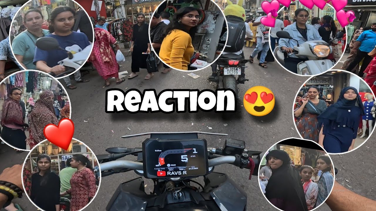 Loudest duke 200 in market😍😅 || cute girls reaction on ktm duke 200❤️ #surat #automobile #ravsrock 