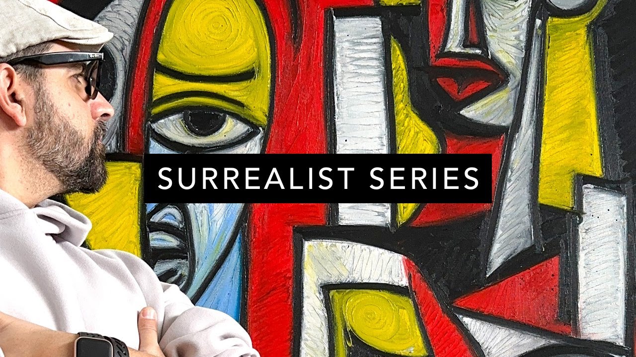 Surrealist Series: Making Of DALI AT HOME painting - Mario Henrique at the studio, 2023