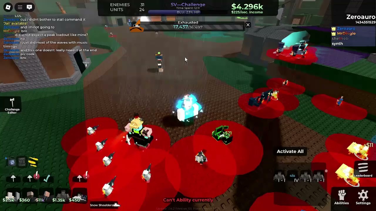 Scary Swamp Challenge made by me  [World Tower Defense v1.14.1]