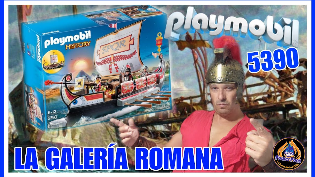 ⚓🗡️ PLAYMOBIL 5390, LA GALERA ROMANA DE PLAYMOBIL, UNBOXING DEL BARCO, PERSONAJES Y ACCESORIOS 🗡️⚓