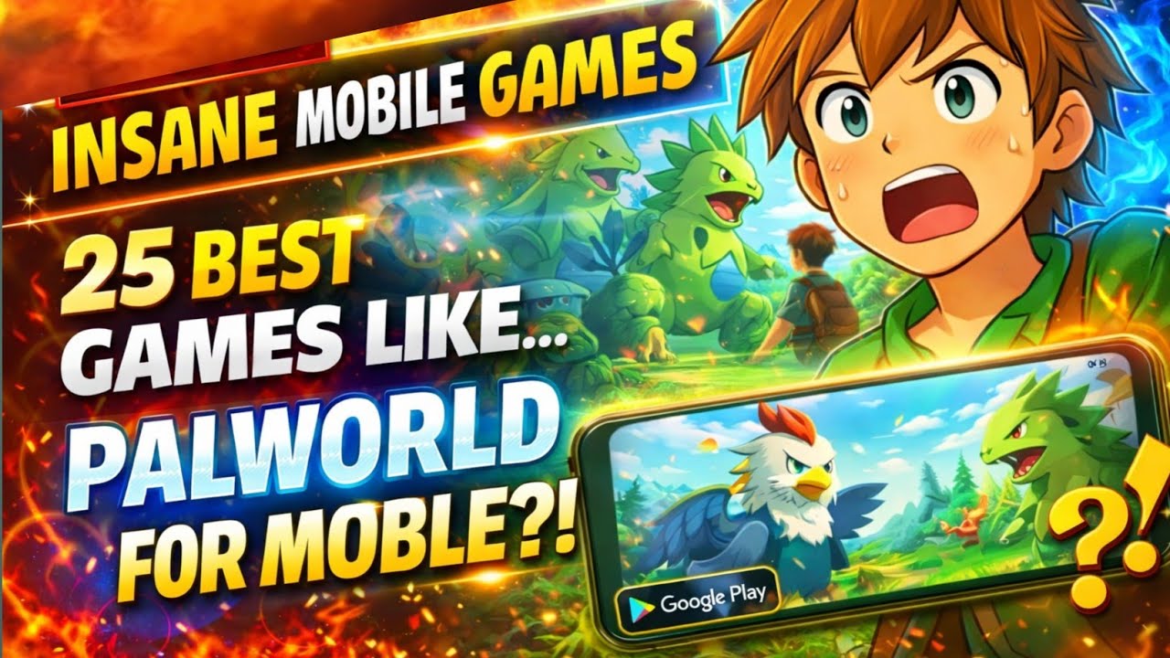 25 Games like palworld For mobile 😬||  All parts || Games like palworld
