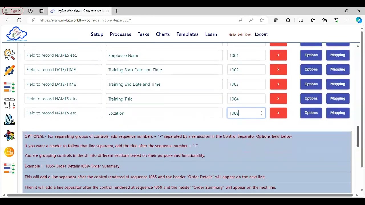 Citizen Developer Lesson 2: How to create a Workflow with custom data fields  ?