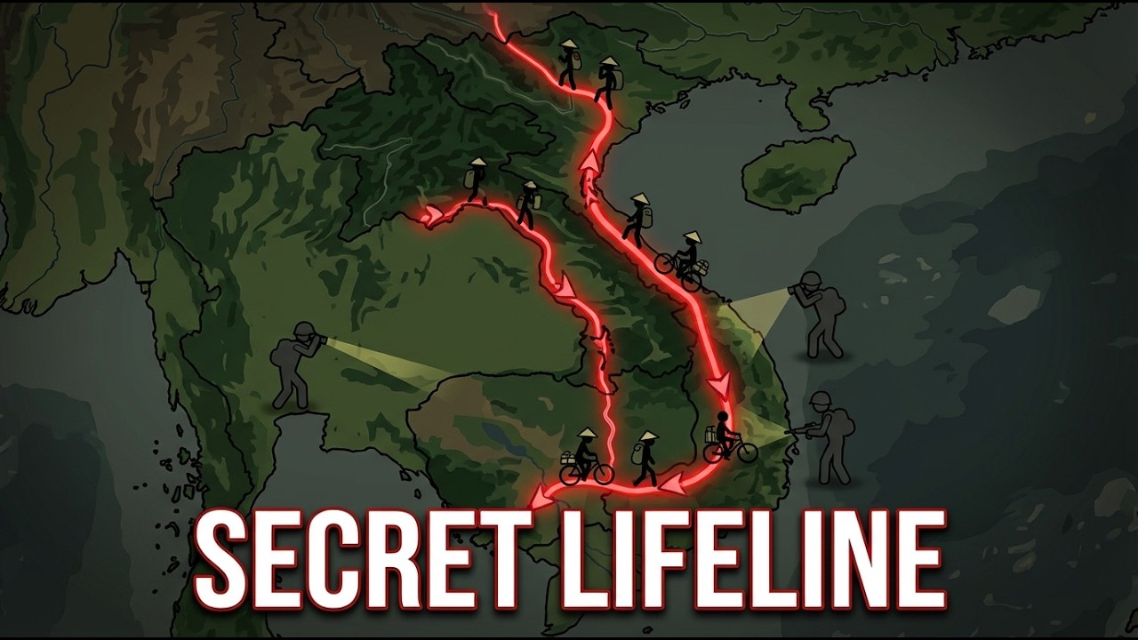 Ho Chi Minh Trail Explained | The Secret Lifeline of the Vietnam War (Stickman Documentary)