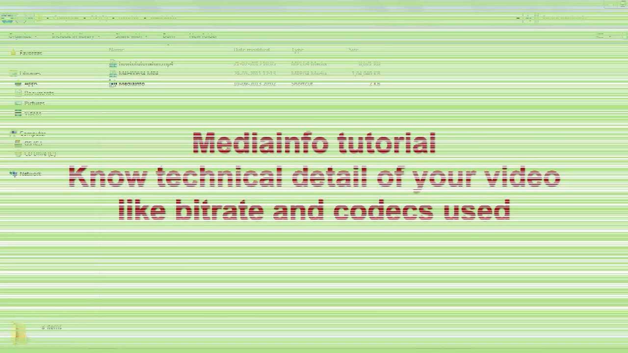 Mediainfo tutorial - Know technical and tag info of any video