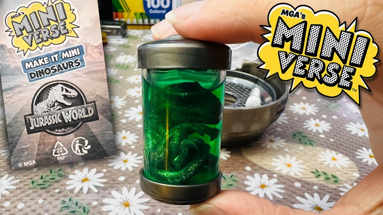 MYSTERY DINO REVEAL | Jurassic World Miniverse | NO TALKING | Make it Mini