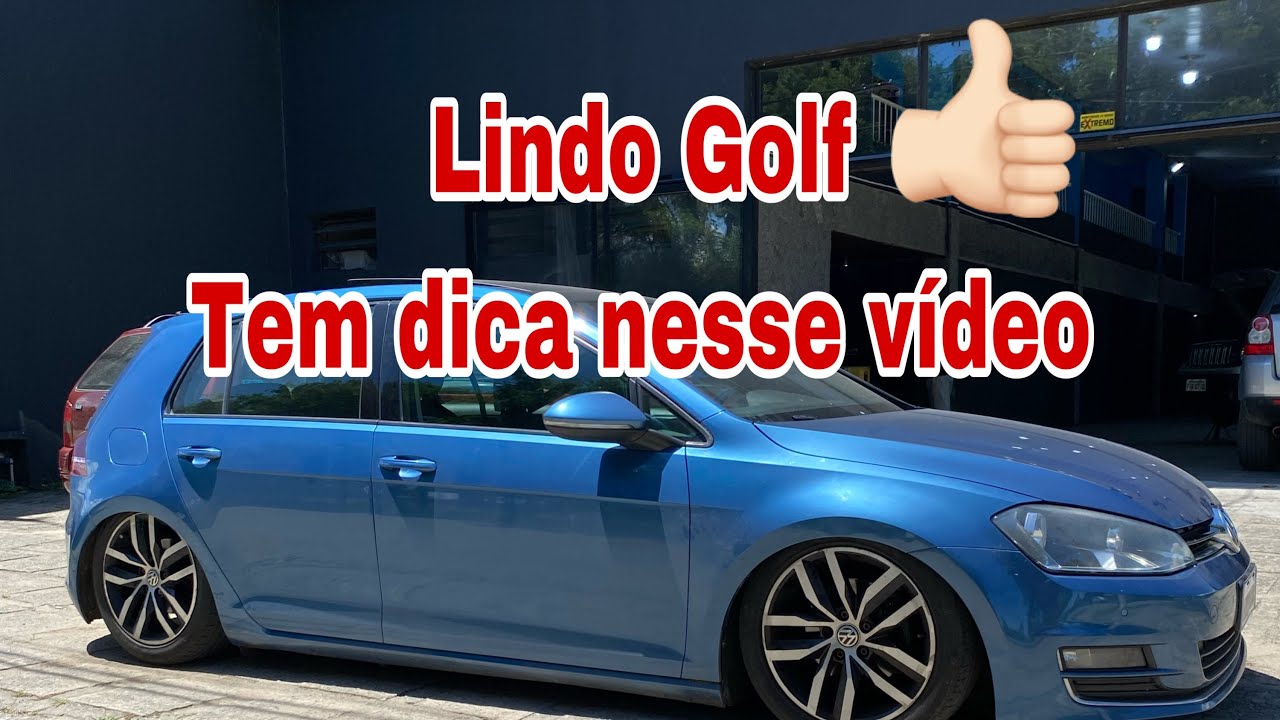 Montamos um GolF MK7 na suspensão a ar
