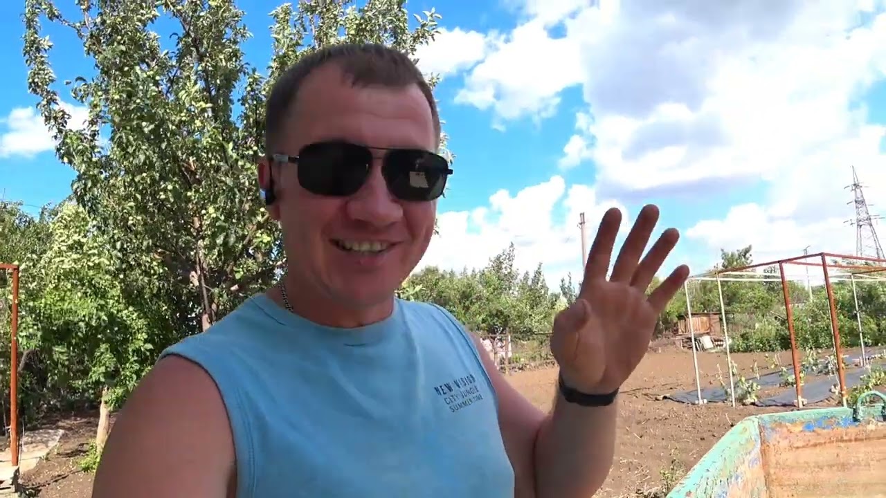 Запуск насоса Агидель. Полив в огороде #автополив #агидель #своимируками