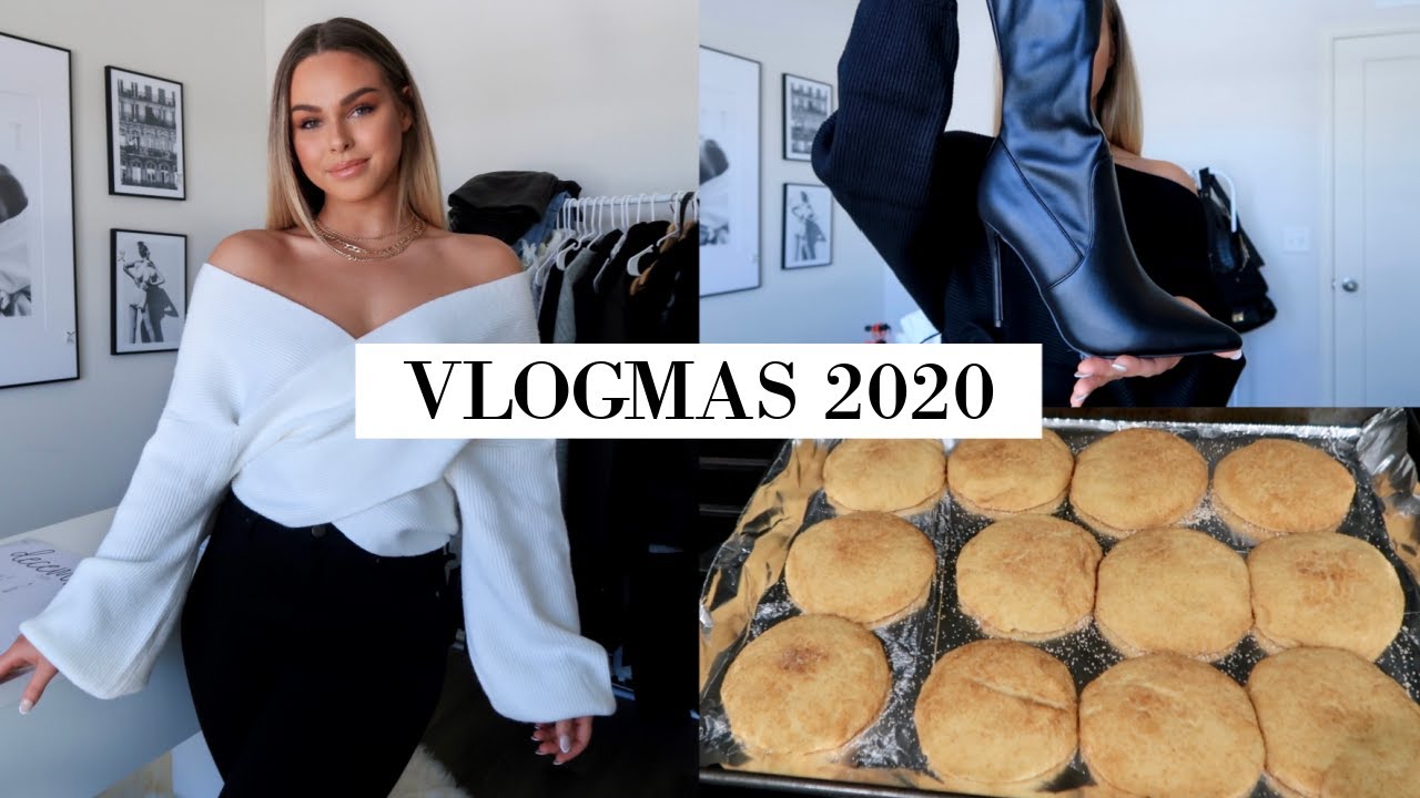VLOGMAS 2020: DAY IN MY LIFE, HOLIDAY OUTFIT IDEAS WITH FOREVER 21 + BAKING COOKIES! | Katie Musser